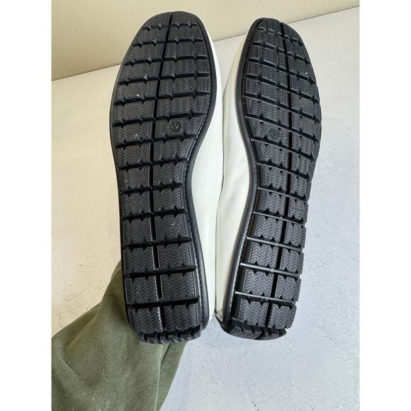 Rubiny Made in Italy White Leather Loafers Men’s Size EU 42 US 9 Driving Shoes - Picture 8 of 9